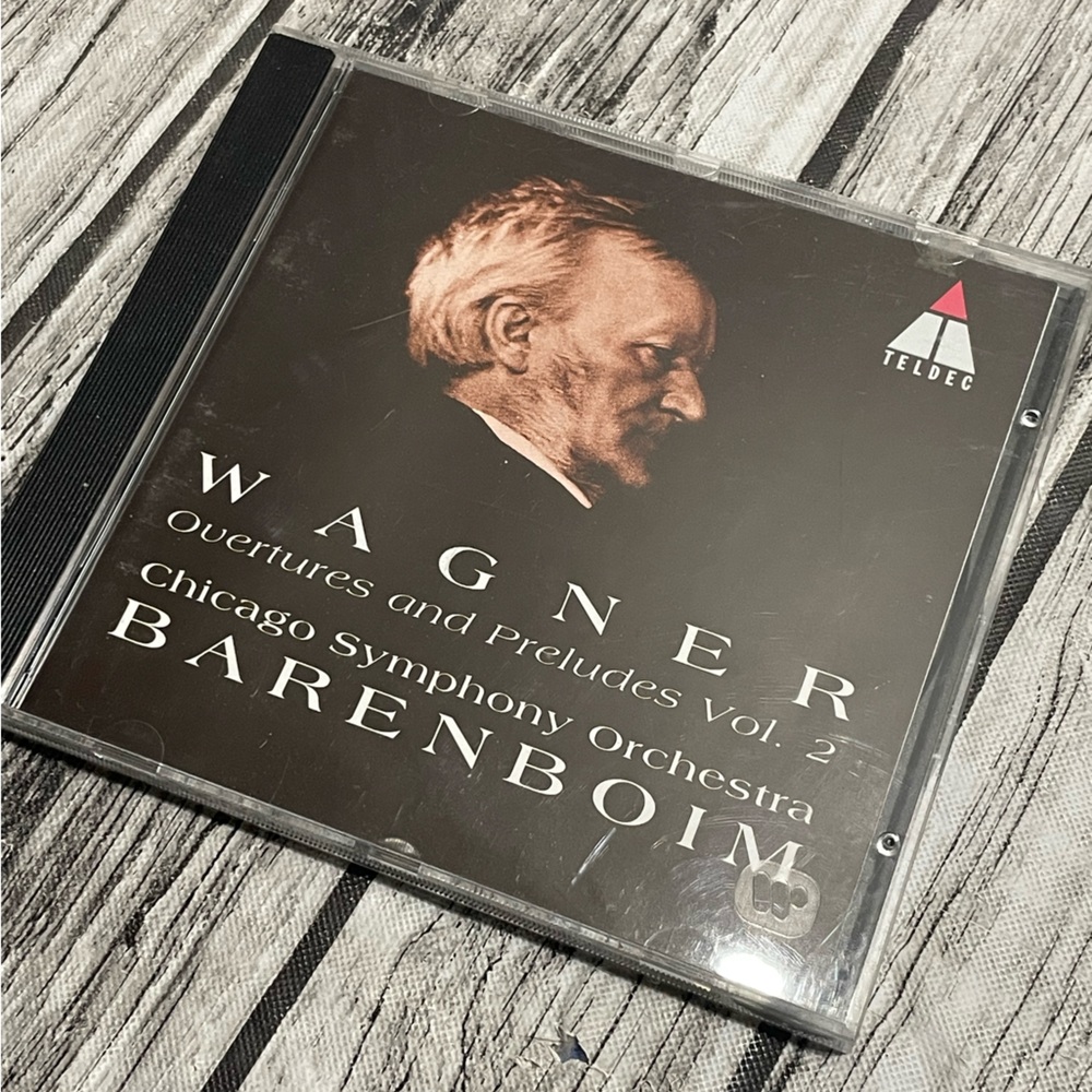Wagner Overtures and Preludes Vol2 Barenboim Chicago 1999 Teldec CD Like New